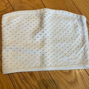 White Knit Tube Top